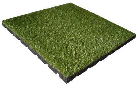 Artificial Rubber Grass Tiles