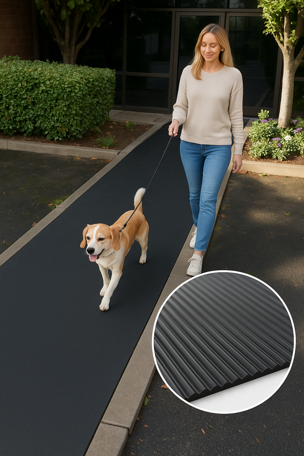 Heavy-Duty Ribbed Rubber Matting – Non-Slip Industrial Floor Protection for Garages, Workshops & High-Traffic Areas - Slip Not Co Uk