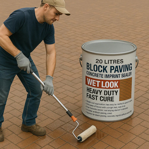 Heavy-Duty Paving Sealer 20 L – Quick-Dry Gloss Wet Look Concrete Seal