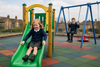 Playground Safety Rubber Mats – 1m x 1m Non-Slip Impact Tiles (BS EN 1177 Tested) - Slip Not Co Uk