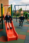 Playground Safety Rubber Mats – 1m x 1m Non-Slip Impact Tiles (BS EN 1177 Tested) - Slip Not Co Uk