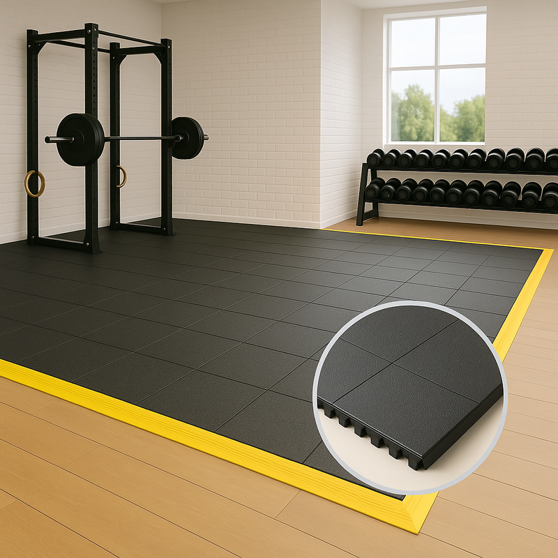 Rubber Gym Gym Impact Flooring Heavy Duty Gym Tiles Heavy Duty