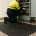 High Voltage Electrical Insulation Mat – IEC 61111 Class 0 – 1 kV Rated (3mm Thick, 1m Wide) – Sold per Metre