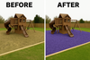 Premium Purple Rubber Play Chippings – BS EN 1177:2018 Certified | 100% Recycled UK Rubber | Safe & Long-Lasting Playground & Garden Surfacing - Slip Not Co Uk