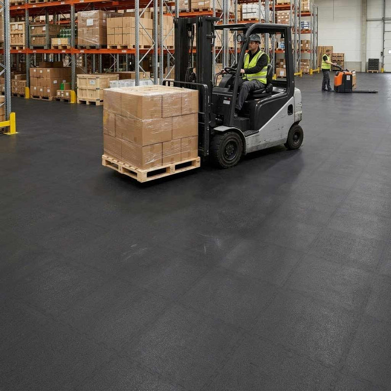Heavy-Duty Interlocking PVC Floor Tiles 7mm X-Joint