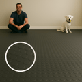 Heavy Duty Round Dot Rubber Kennel Flooring – Ultra-Durable Non-Slip Matting for Pets