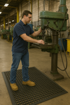 Slip-Not Workstation Rubber Matting (1.52 m × 0.91 m, 12.5 mm) - Slip Not Co Uk