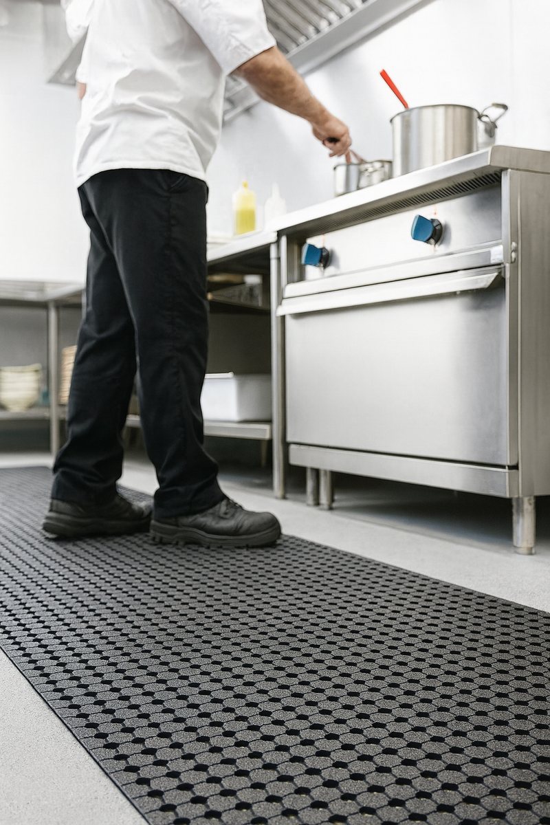 Slip-Not Drainable Ring Anti-Fatigue Mat – NR/SBR Rubber, 10 mm - Slip Not Co Uk