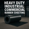 Commercial Black Rubber Sheet NR/SBR – General Purpose Rubber Sheeting | Waterproof, Durable & Flexible | Cut to Size or Full Roll (1.5mm–25mm) - Slip Not Co Uk
