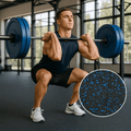 Rubber Gym Flooring Roll 1m x 10m | Heavy Duty Non-Slip Shock-Absorbing Mats | 4mm-12mm | Home & Commercial Gym | UK Stock