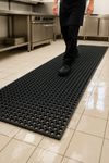 Extra Heavy-Duty Open Ring Matting – Non-Slip Drainage Mats for Wet Areas, Ideal for Commercial Kitchens, Pools & Workspaces - Slip Not Co Uk