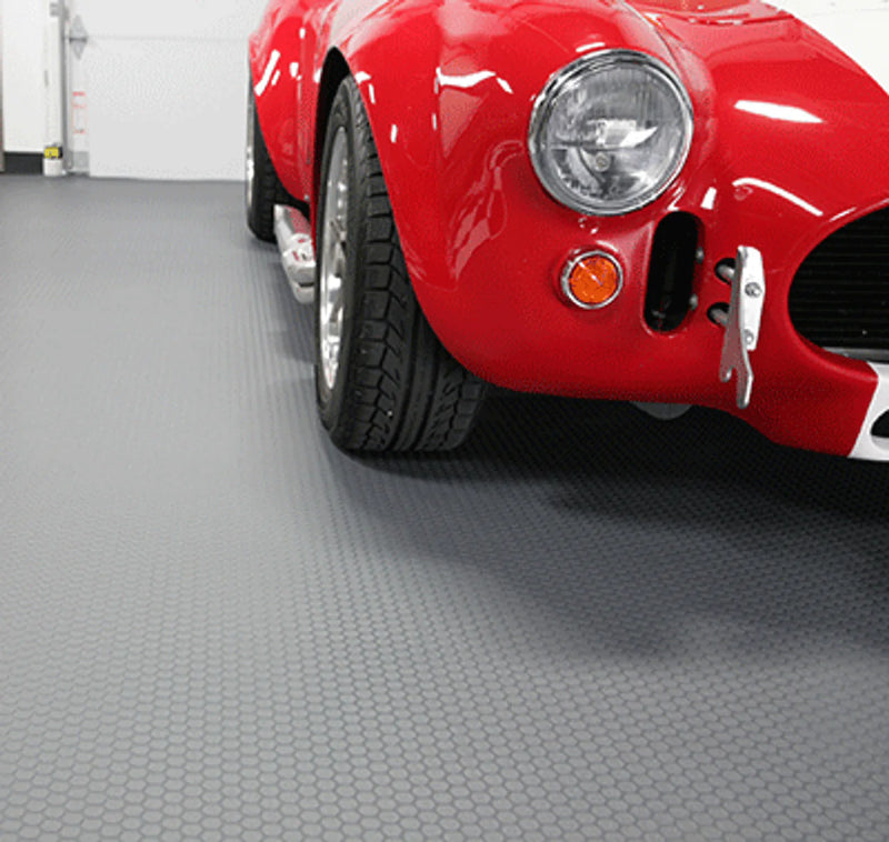 Non-Slip Rubber Flooring Roll – Studded Penny Dot Pattern, Heavy-Duty Garage & Workshop Matting ( 2 m Wide) - Slip Not Co Uk