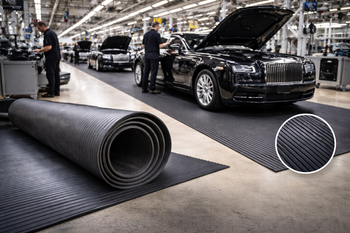 Ribbed Garage Flooring UK – Heavy-Duty Workshop Rubber Matting Roll