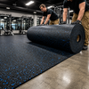 Commercial Rubber Gym Matting Rolls | 4mm–12mm | 1.25m × 10m | Black, Red, Blue, White