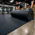 Commercial Rubber Gym Matting Rolls | 4mm–12mm | 1.25m × 10m | Black, Red, Blue, White