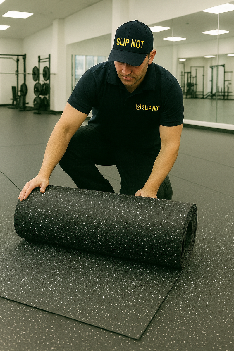 Rubber Gym Flooring – Heavy Duty, Non-Slip, Shock Absorbing Mats for Home & Commercial Gyms - Slip Not Co Uk
