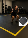 Heavy-Duty Rubber Gym Mats – Non-Slip Black Flooring for Home & Commercial Gyms - Slip Not Co Uk