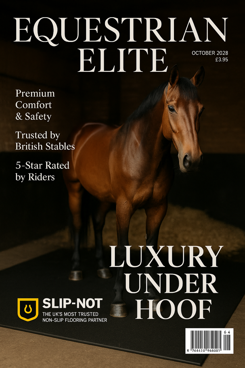 Slip-Not Studded Anti-Slip Stable Matting (1.8 m × 1.2 m, 18 mm) - Slip Not Co Uk