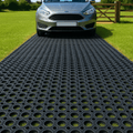 Rubber Grass Mat Roll 10m x 1m Non-Slip Vehicle-Rated UV-Stabilised  23mm Thick
