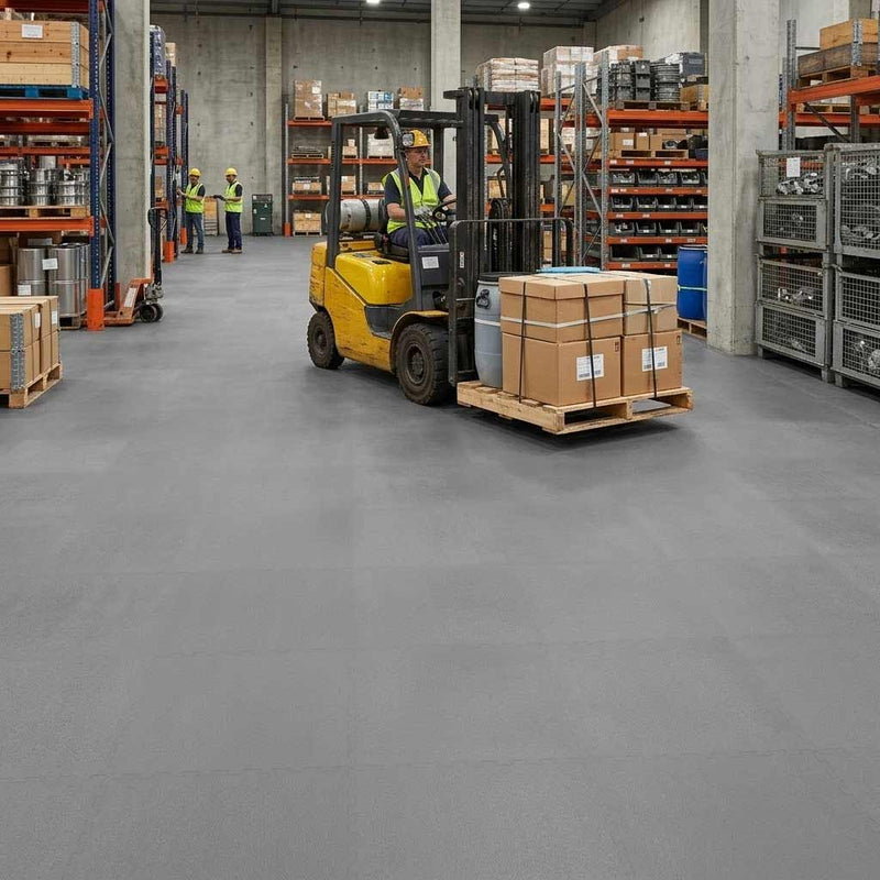 Heavy-Duty Interlocking PVC Floor Tiles 7mm X-Joint