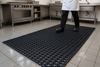 Extra Heavy-Duty Open Ring Matting – Non-Slip Drainage Mats for Wet Areas, Ideal for Commercial Kitchens, Pools & Workspaces - Slip Not Co Uk