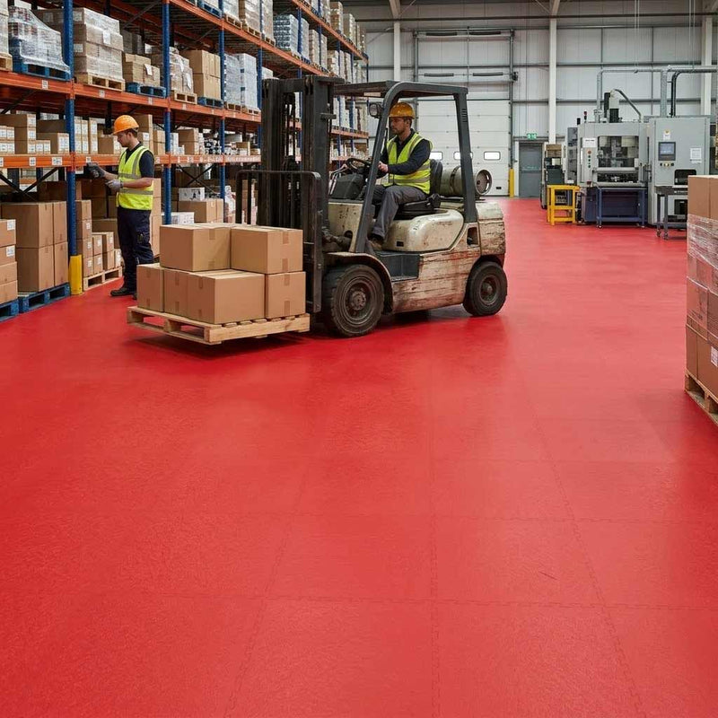 Heavy-Duty Interlocking PVC Floor Tiles 7mm X-Joint