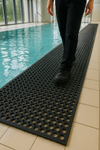 Extra Heavy-Duty Open Ring Matting – Non-Slip Drainage Mats for Wet Areas, Ideal for Commercial Kitchens, Pools & Workspaces - Slip Not Co Uk
