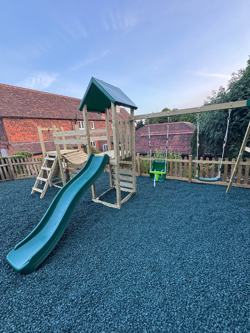 Summer Blue Rubber Chippings 1