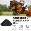Premium Equestrian Rubber Chippings 500KG – 20mm Wire-Free Arena Footing for Riding Schools & Training Yards | Free UK Delivery - Slip Not Co Uk
