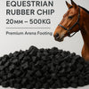 Premium Equestrian Rubber Chippings 500KG – 20mm Wire-Free Arena Footing for Riding Schools & Training Yards | Free UK Delivery - Slip Not Co Uk
