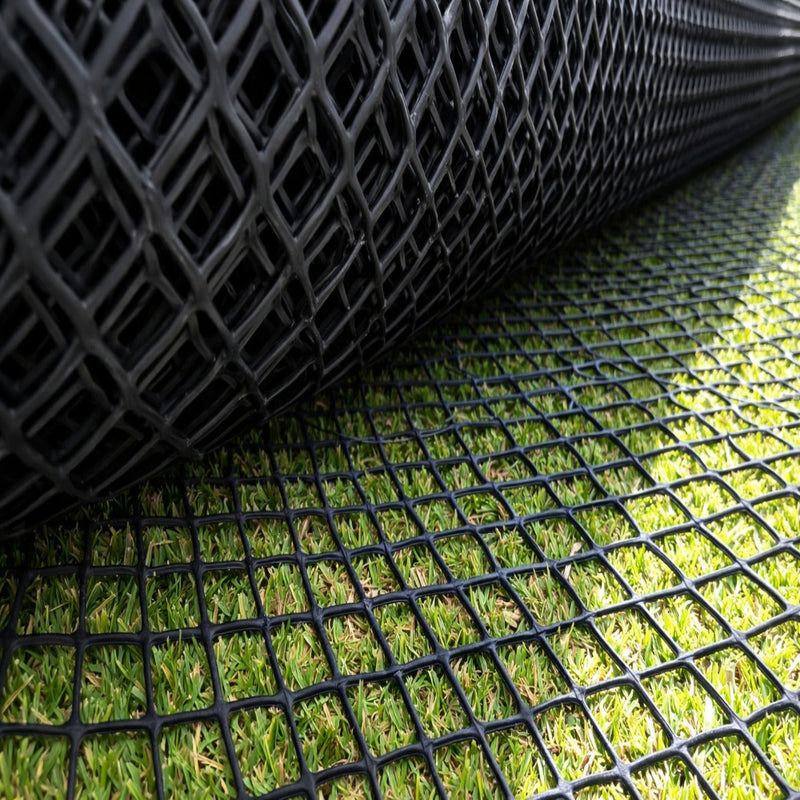 Grass Protection Mesh 2m x 30m | Heavy-Duty Turf Reinforcement Mat UK | Car Park & Driveway Lawn Protection