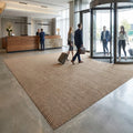 Beige Barrier Entrance Matting | Triple-Ribbed Polypropylene | Cut to Size | 1m & 2m Wide