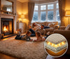 3.1 TOG thermal insulation — recycled PU foam carpet underlay keeps rooms warm, reduces heat loss through floors