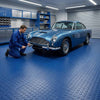 Slip-not 7mm Heavy-Duty Industrial PVC Floor Tiles – Interlocking Garage & Workshop Flooring