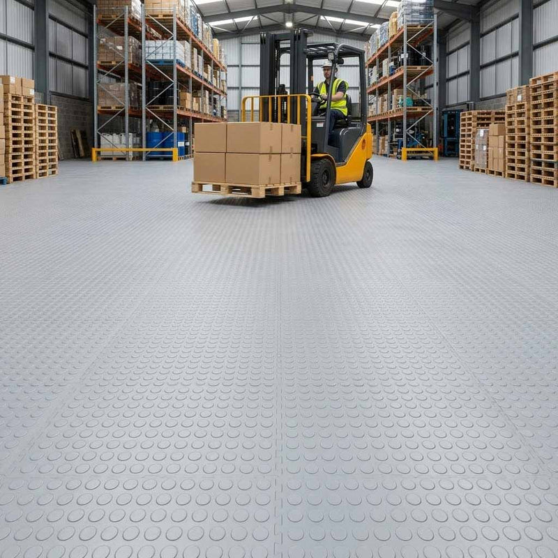 Heavy-Duty Interlocking PVC Floor Tiles 7mm T-Joint