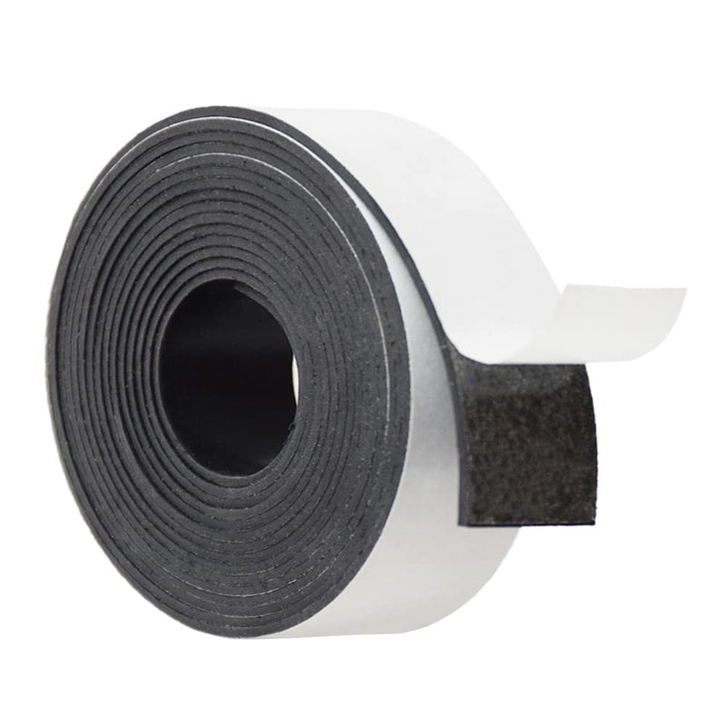 Self Adhesive Solid Neoprene Rubber Strip (2 Pack)