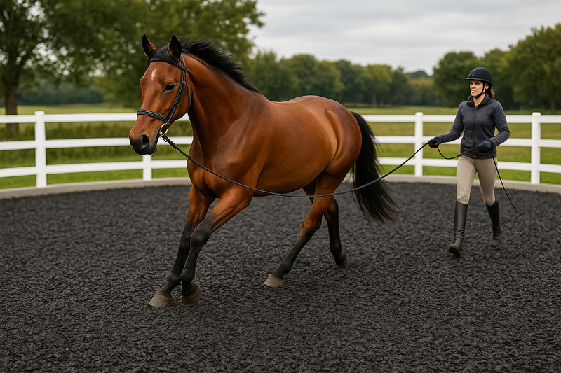 Premium Equestrian Rubber Chippings 500KG – 20mm Wire-Free Arena Footing for Riding Schools & Training Yards | Free UK Delivery - Slip Not Co Uk