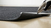 Anthracite rubber-backed entrance matting cut to size — polypropylene fibre bonded, anti-fray edges, easy to trim with scissors or knife