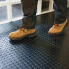 Oil-Resistant Studded Rubber Flooring – Heavy-Duty, Non-Slip Protection for Industrial & Workshop Use