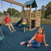 Premium Summer Blue Rubber Chippings – Eco-Friendly, Safety Certified Mulch for Gardens, Play Areas & Pathways