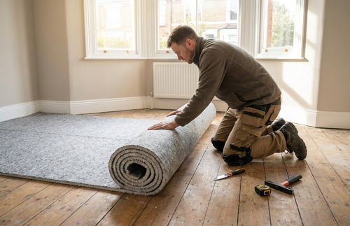 12mm Memory Foam Luxury Carpet Underlay | 3.5 TOG | 49dB Sound Reduction | Mini, Half & Full Roll