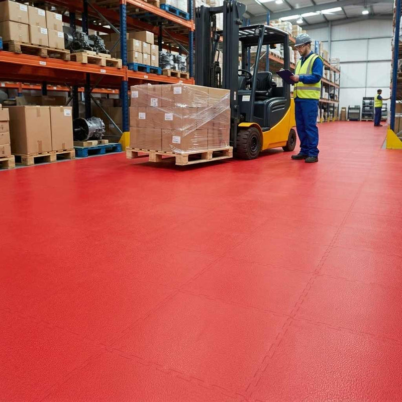 Heavy-Duty Interlocking PVC Floor Tiles 7mm T-Joint