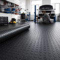 Heavy Duty Garage Flooring UK – 10m Coin Pattern Workshop Rubber Matting Roll