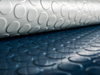 Premium Non-Slip Rubber Flooring Studded Dot Penny Pattern - Heavy Duty