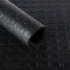 Non-Slip Rubber Flooring Roll – Studded Penny Dot Pattern, Heavy-Duty Garage & Workshop Matting ( 2 m Wide) - Slip Not Co Uk