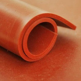 Sienna General Purpose FDA Grade Silicone Sheet - Red - Linear Meter