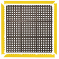 Rubber Link Mats with Drainage Holes – Heavy-Duty Non-Slip Flooring for Pools and Wet Areas – Interlocking Design
