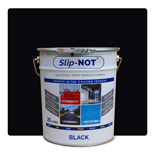 Black Heavy Duty Garage Floor Paint High Impact Paint For Car Truck Forklift And Racking Floor Paint By Slip-Not
