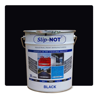 Black Supercoat Non Slip Garage Floor Paint High Impact 20Ltr Paint For Factory Warehouses