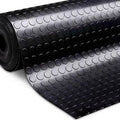 Rubber Matting Roll 2m Wide UK | Heavy Duty Non-Slip Studded Dot | Custom Cut Lengths – Rubber Flooring Sheet